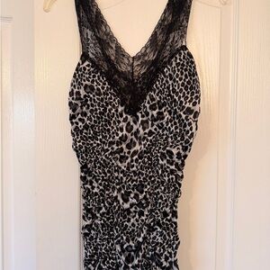 Chic Leopard Print Camisole with Lace by Chime
